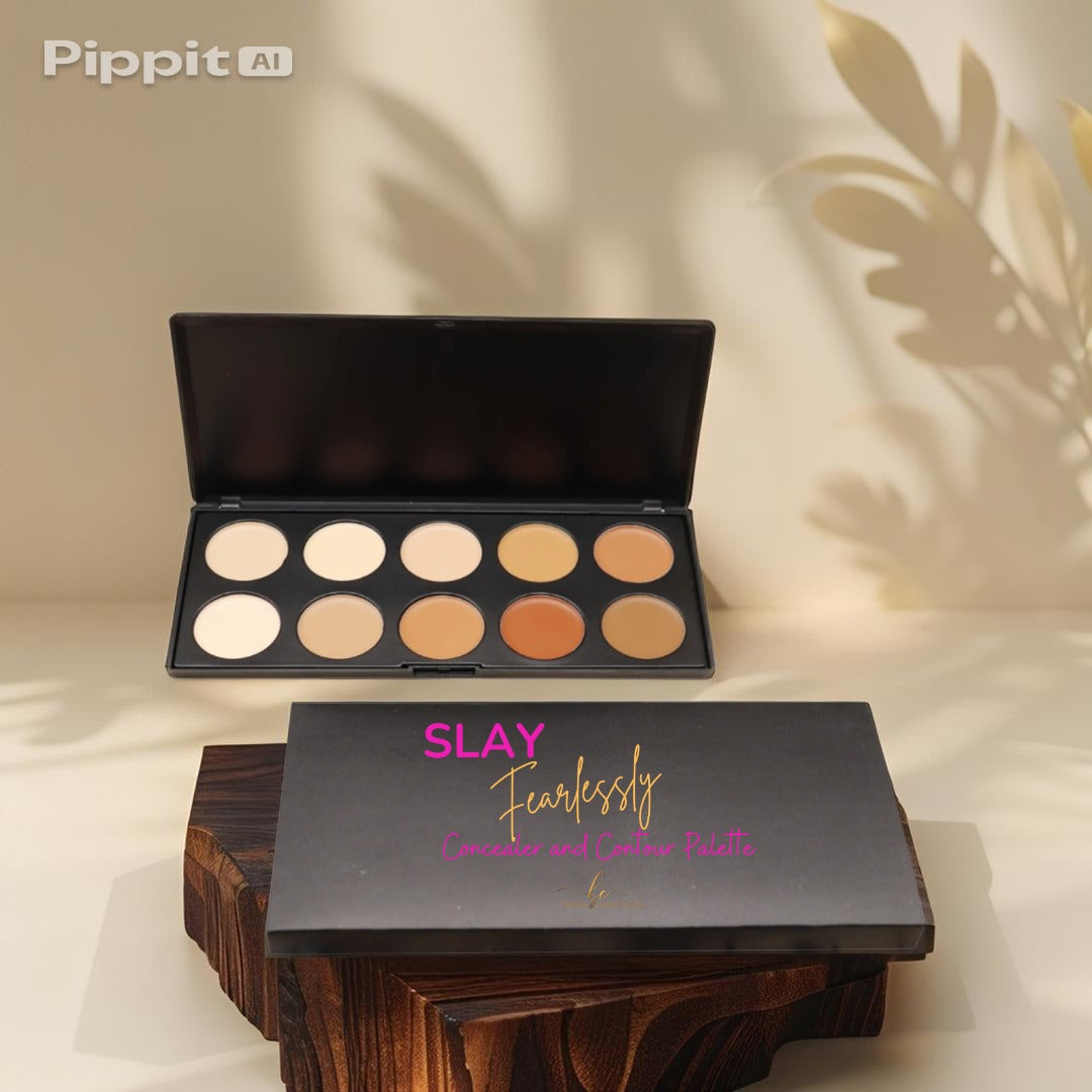 Slay Fearlessly® 10-Pan Cream Contour & Highlight Palette