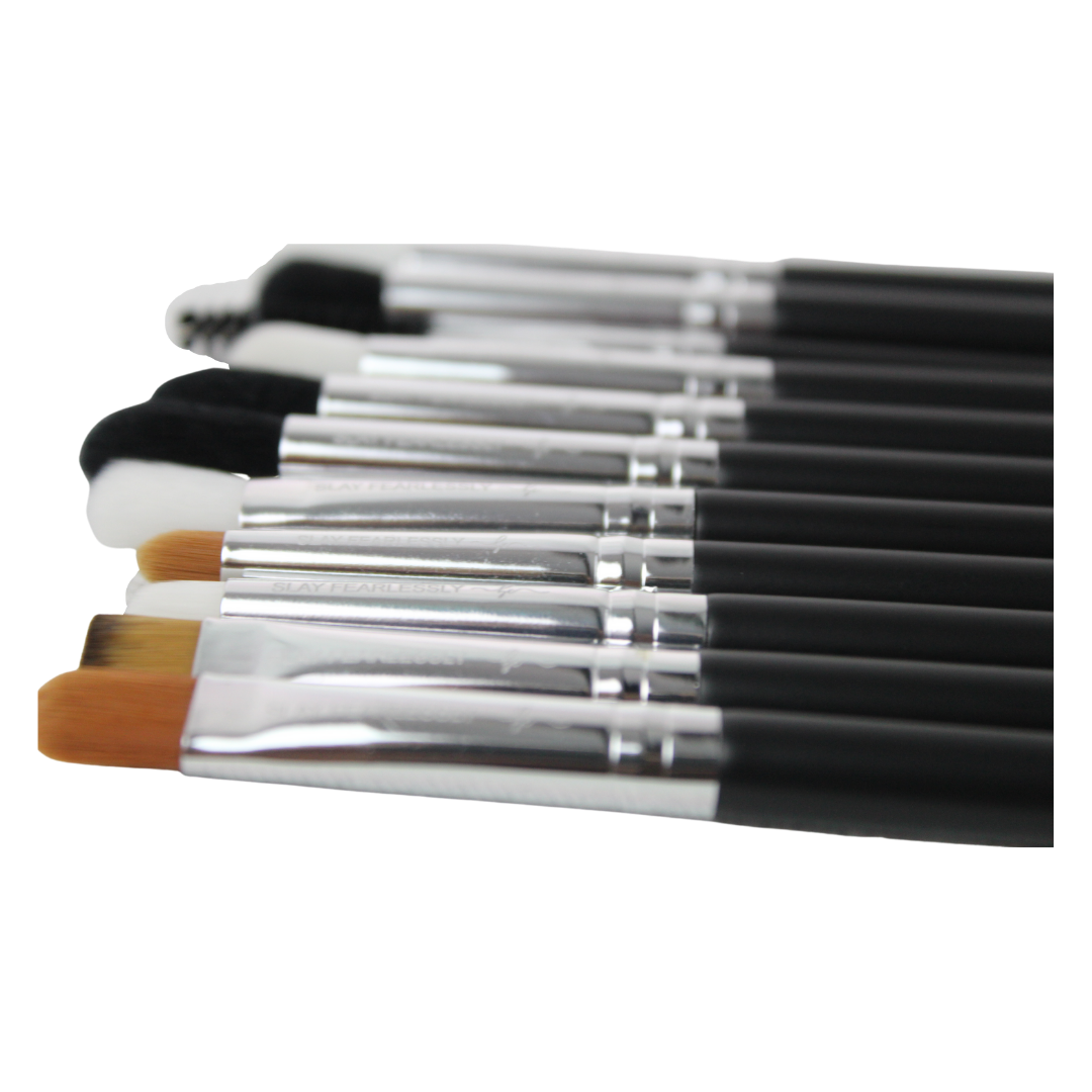 11-Piece Slay Fearlessly Vegan Eyeshadow Brush Set