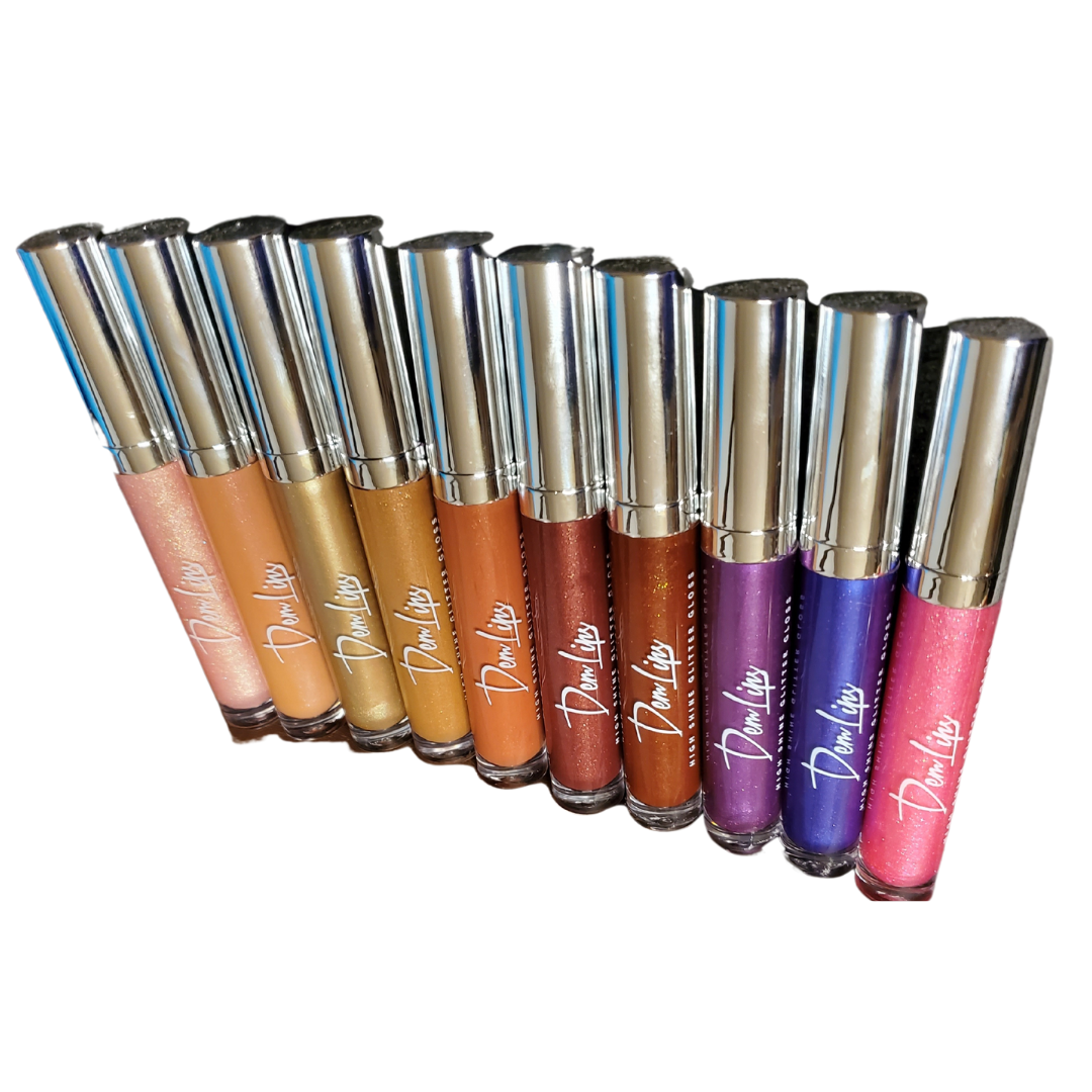 Dem Lips® High Shine Glitter Gloss