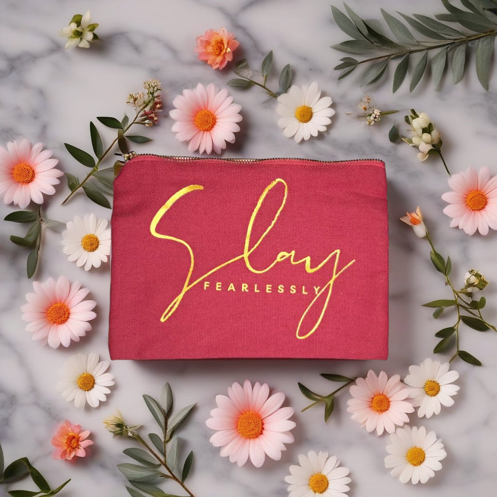 Slay Fearlessly Cosmetic Bag