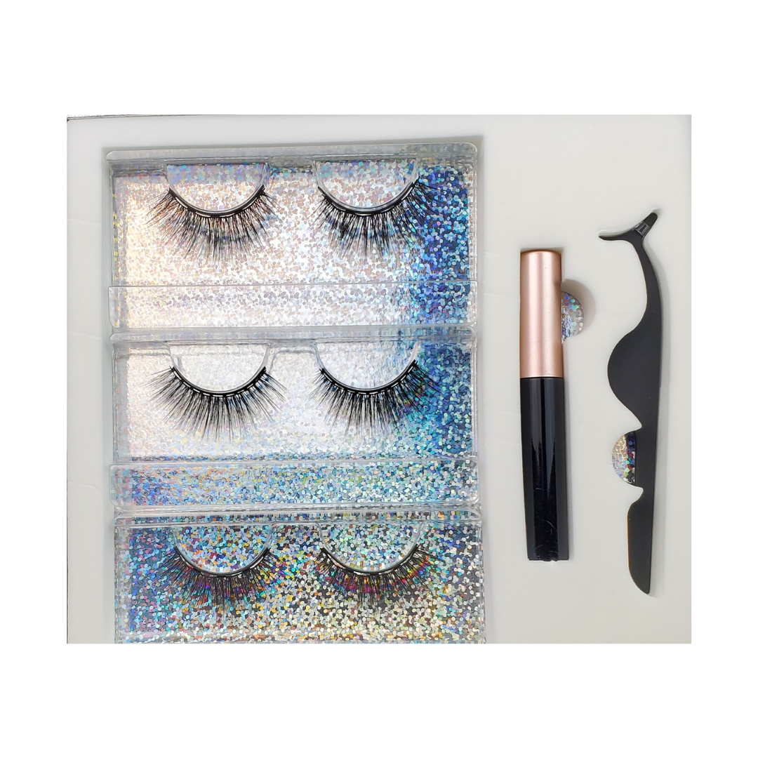 Faux Mink Magnetic Eyelashes or Strip Lashes (not magnetic)